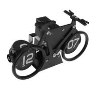 Uonlytech Horloge Vintage de Bureau Vélo Style Antique Pendulettes Bureau Flip Mécanique Décoration Rétro pour Maison Résistante et Esthétique