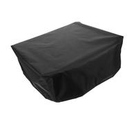 Uonlytech Housse Vintage pour Gramophone Noire Étanche Oxford Protection Anti-poussière Légère et Portable pour Platine Vinyle et Haut-Parleur Adaptée Aux Tourne-disques