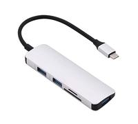 Uonlytech Hub USB Type-c avec Ports USB Et Lecteur pour Ordinateur Portable Adaptateur Compact Et