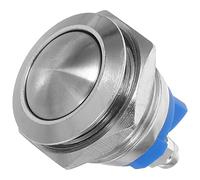 Uonlytech Interrupteur à Bouton-poussoir Métallique Compact Multi-usage en Fer pour Usage Industriel et Automobile Fonction Autobloquante Réarmement