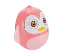 Uonlytech Jouet à Bascule pour Bébé Pingouin Rose, Jouet Sensoriel Léger Et Portable, Développement Coordination Œil-Main, pour Jeu Ventre, Préhension Et Renforcement Poignet, Adapté Tout-Petit