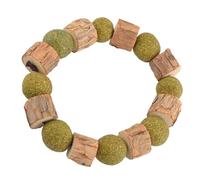 Uonlytech Jouet à l'herbe à Chat Collier, Aide à Mâcher et Nettoyer | Catnip et Silvervine, Léger pour Chatons, Usage Autour du Cou, Outil Molaire, pour Dents Propres
