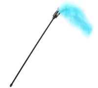 Uonlytech Kit de 3 Bâtons Courts en Peluche Cloche Métallique, Interactif pour Chaton, Stimulant L'activité et Renforçant la Relation L'animal Couleur Aléatoire