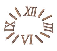 Uonlytech Kit De Chiffres Romains pour Horloge Murale DIY Chiffres D'Horloge 3D De Remplacement Accessoires pour Réparation Horlogerie Décoration Intérieure