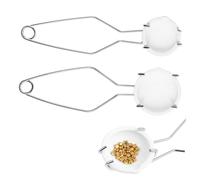 Uonlytech Kit de Creuset Fonderie en Acier et Quartz Résistant à Haute Température Becs Verseurs, Applications de Fonte et Expériences en Laboratoire