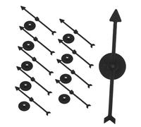 Uonlytech Kit De Plaque Tournante DIY 10 Pièces 100 Mm Noir pour Fête Et Jeu Éducatif, Accessoire Tournant Compact Et Précis, Trousse Ludique pour Animation Et Apprentissage