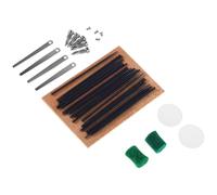 Uonlytech Kit de Réparation Complet avec Crochets à Ressort, Tampons en Feutre et Anches, Usage Polyvalent pour Orchestres et Pratique Personnelle