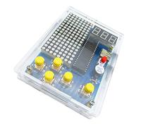 Uonlytech Kit de Soudure Console de Jeu DIY Manuel Bleu Kit Exercice Soudure Électronique pour Console Portable Éducative Accessoires Complets sans Batterie