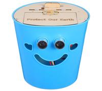 Uonlytech Kit Poubelle Intelligente à Capteur Ultrasonique à Monter Soi-Même Ouverture Automatique sans Contact 1 Pièce Bleue Projet Scientifique Éducatif Stem pour Garçon et Filles et