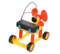 Uonlytech Kit Scientifique Éducatif Voiture à Énergie Éolienne DIY pour Garçon Fille Stem Montage Manuel Apprentissage des Sciences et Coordination Main-Cerveau Matériel Couleur Aléatoire