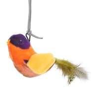 Uonlytech Kitty Medvala Chat Oiseau Réaliste Chant Intérieur pour Chaton | Jeux Interactif Chat, Jouets pour Chats Interactifs, Accessoires Chat Polyester