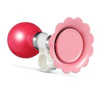 Uonlytech Klaxon de Vélo en Fer pour Garçon et Filles - Klaxon Pneumatique Fleur Mignon Rose Princesse - Sonnette de Guidon pour Tricycle et Draisienne, Accessoire Vélo Sécurisé et Sonore