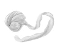 Uonlytech Laine à Feutrage à L'aiguille 250 G, Fil de Coton Coloré Gris Blanc, Fausse Laine pour Travaux D'aiguille, Fourniture Créative DIY pour Fabrication Balles de Séchage et Artisanat