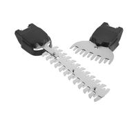 Uonlytech Lame de Taille-haie Électrique Ht01 en Métal, Longue et Courte | Remplacement Rapide, Structure Modulaire, pour Taille de Bordures et Gazon, Argenté, Lot de Deux Pièces