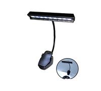 Uonlytech Lampe à Clip LED sans Fil pour Bureau et Ordinateur, Éclairage Multi-angles, Batterie Rechargeable Usb, Matériau Abs et Métal, pour Lecture et Travail