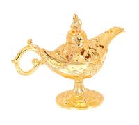 Uonlytech Lampe de Génie Décorative Vintage Alliage Ornement de Table pour Banquet Décoration Festive et Cadeau Ludique pour Garçon Fille