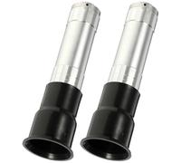 Uonlytech Lampe de Mirage des œufs 2Pcs, testeur d'œufs Portable en Alliage d'aluminium et ABS, pour Incubation de caille, Jugement du degré d'éclosion, 3 X AAA Batteries