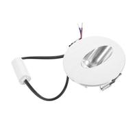Uonlytech Lampe D'escalier LED 3w Rondelle Blanc Chaud, Applique Murale Angle en Alliage D'aluminium, Éclairage de Marche Intérieur Extérieur, Pack pour Maison et Escalier (intégrée