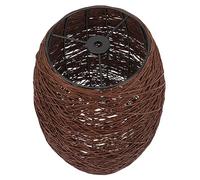 Uonlytech Lampe Rotin Tissé Suspendue Housse Abat-jour De Style Rustique Décoration De Lampe Pour Intérieur
