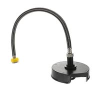 Uonlytech Lave-verres pour Évier Noir en Abs Rinçage Rapide et Jet D'eau Multi-angle, pour Café, Boutique de Thé au Lait et Lavage de Verres à Vin ou Bière