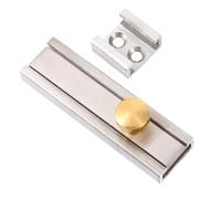 Uonlytech Loquet de Porte Coulissant Anti-effraction Acier Inoxydable Solide Serrure de Sécurité Facile à Installer pour Portes et Fenêtres