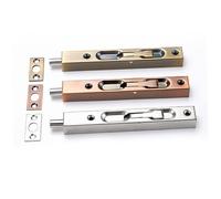 Uonlytech Loquet Double Porte Alliage Boulon Invisible Carré pour Portes Doubles Verrou de Sécurité Intérieur Bronze Installation Facile et Design Ergonomique