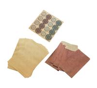 Uonlytech Lot D’enveloppes Vintage en Papier Marron, Set de Lettres D’amour, Style Chic et Élégant, pour Présents de Saint-valentin, Encouragements et Vœux de Fête, pour Petites Amies