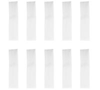 Uonlytech Lot de 10 Bandeaux Élastiques Unisexes en Tissu Milk Silk Blanc, Taille Unique, Légers et Respirants, Bandeaux de Sport et Yoga pour Fitness, Course à Pied et Accessoires