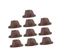 Uonlytech Lot de 10 Bases de Volcan à Soi-Même, Modèle Réaliste en Plastique pour Simuler Une Volcan, Expérience Scientifique pour Garçon et Filles à Maison