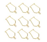 Uonlytech Lot De 10 Breloques Pour Fabrication De Bijoux Grands Pendentifs Pendentifs En Forme De Cercueil Vierges Pour Lunettes Boucles D'Oreilles Colliers À Maillons Creux