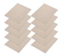 Uonlytech Lot de 10 Feuilles de Mica Résistantes à Haute Température Grosse Taille Isolation pour Micro-Ondes Accessoires pour Four à Micro-Ondes Couvercle Isolant et Pièces de Rechange