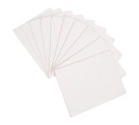 Uonlytech Lot de 10 feuilles de pâte à papier souple pour loisirs créatifs, fabrication de papier, activités manuelles et artistiques en classe, blanc
