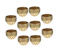 Uonlytech Lot de 10 Noyaux de Brûleur à Gaz en Alliage de Cuivre pour Améliorer L'efficacité de Cuisson et Répartir Uniformément la Flamme, pour Centres Commerciaux et Buffets