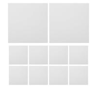 Uonlytech Lot de 10 Pochettes de Rangement pour Disques Vinyle 7 Pouces Blanc sans Trou Intérieur Vinyle Antistatique et Anti-Rayures Protection Supérieure pour Collectionneurs