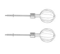 Uonlytech Lot de 2 Accessoires pour Batteur Électrique - Fouet à Œufs de Rechange en Acier Inoxydable - Mini Fouet Électrique pour Mélanger, Fouetter Et Battre Le Lait, Et La Pâte.