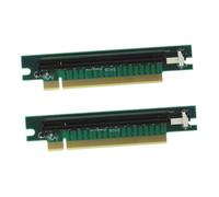 Uonlytech Lot de 2 Adaptateurs Pci-e 16x pour Carte Graphique, Socle de Test, Protection D’Extension à 90°, Installation Facile pour Remplacement