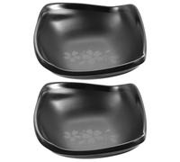 Uonlytech Lot de 2 Bols à Trempette en Céramique Blanche Petit Bol à Condiments 7 CM Plat à Sauce pour Vinaigrette et Amuse-Gueules Adapté Cuisine Familiale et Restauration Réutilisable