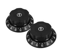 Uonlytech Lot De 2 Boutons De Commande De Four Bouton De Cuisinière Bouton De Remplacement Pour Mijoteuse En Abs Noir