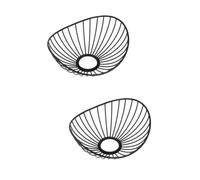 Uonlytech Lot De 2 Cages De En Métal Pour Abat-jour Multifonctions Pour Magasin Café Boutique Maison