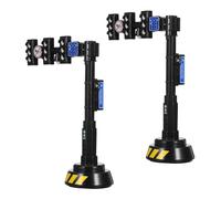 Uonlytech Lot de 2 de pour Enfants, Simulation de sécurité routière avec lumières et Sons pour fête d'anniversaire, Interaction Parent-Enfant