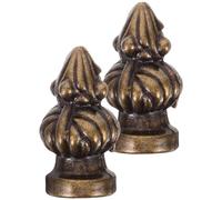 Uonlytech Lot De 2 Embouts De Lampe En Métal Pour Lampes De Table Et Lampadaires Décoration Élégante Abats-Jour Finition Polie Facile À Installer