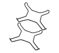 Uonlytech Lot De 2 Grilles De Brûleur En Acier Inoxydable Noir, Support Stable Pour Cuisinière à Gaz, Dessous De Plat Compact Pour Wok Et Ustensiles Cuisine - Accessoires Solide Et Antidérapants