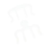 Uonlytech Lot De 2 Moules En Silicone Pour Poulpe Pour Guitare Flexibles Et Créatifs En Gel De Silice Blanc
