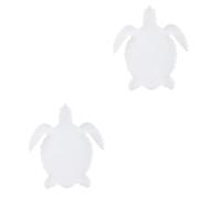 Uonlytech Lot De 2 Moules En Silicone Pour Tortue En Époxy Pour Dessous De Verre Pour Faire Tremper Les Tortues Pour L'Artisanat Pour Fondant Dessous De Verre Moulage De Formes