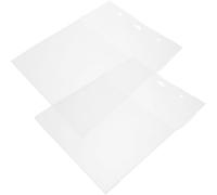 Uonlytech Lot de 2 Porte-Documents Muraux Suspendus 24X33X1 CM Organiseur Mural pour Bureau en Matériau Résistant Support Mural pour Dossiers et Courrier Rangement Pratique pour
