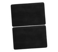Uonlytech Lot de 2 Tapis de Jeu de Cartes Magiques en Tissu Antidérapant, Format Moyen 30x40 Cm, Couleur Noire, pour Tours de Magie Close-up, Poker et Animations de Soirée