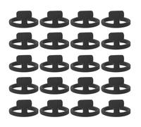 Uonlytech Lot de 20 bouchons anti-poussière pour port de charge USB-C de lampe torche - Protection étanche à la poussière et à l'eau en silicone pour port de charge USB-C de lampe torche