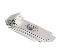 Uonlytech Lot de 20 Caches de Fente Pci en Acier Argenté pour Boîtier Pc, Plaque Ventilée pour Dissipation Thermique et Obturation du Châssis