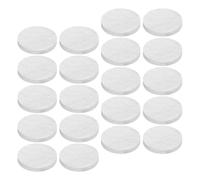 Uonlytech Lot de 20 Mèches en Laine Céramique pour Cheminée Bioéthanol de Table Ronde, Noyau en Coton Éponge pour Isolation Thermique, Compatible Foyers D’extérieur et Inserts de Chauffage