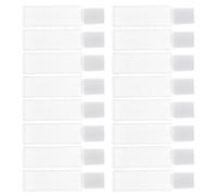 Uonlytech Lot de 25 Bouteilles en Plastique Pp Étanches pour Solution D'entretien Lentilles de Contact, Mini Flacons de Voyage Compacts Légers, Flacons Vides Portables pour Liquide Oculaire